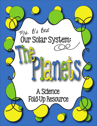 Our Solar System: 'The Planets' Science Fold-Up Resource
