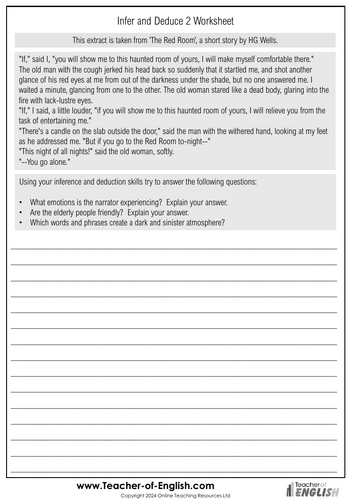 Infer and Deduce 2 by Online_Teaching_Resources | Teaching Resources