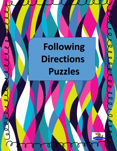 Following Directions Puzzles