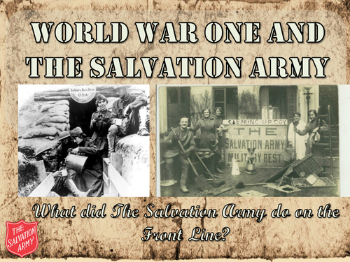 The Salvation Army of the Front Line