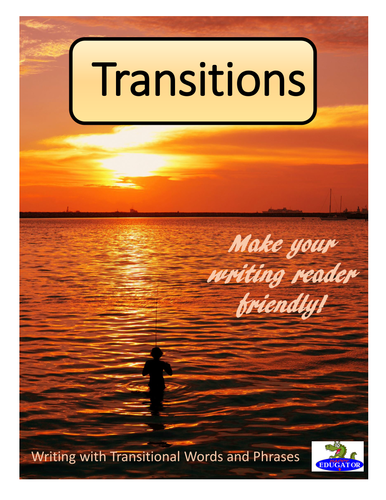 Transition Words and Phrases - Lists and Activities