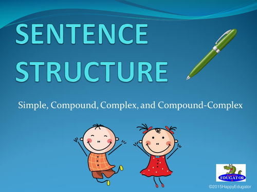 sentence structure ppt presentation