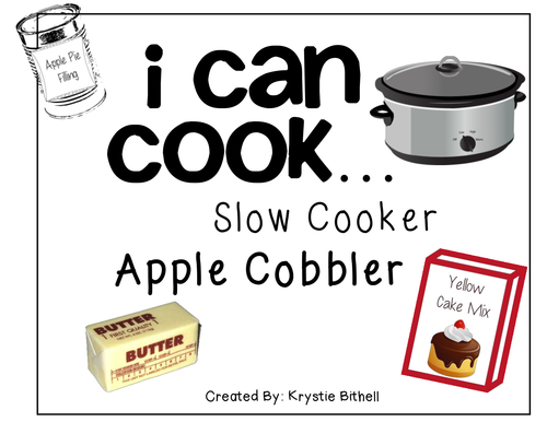 Cooking Visual Recipe: 8 Recipes BUNDLE Special Education SymbolStix