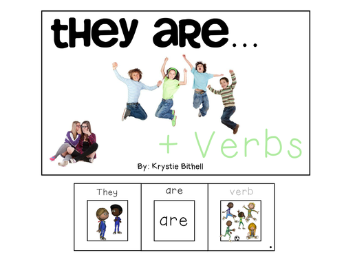 VERBS... 6 VERB Adapted Books BUNDLE