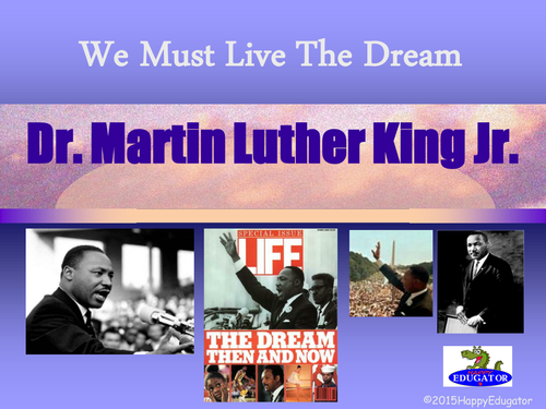Martin Luther King Jr. PowerPoint and Writing Assignment