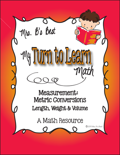 My Turn to Learn QR Code Task Cards - Measurement: Metric Conversions