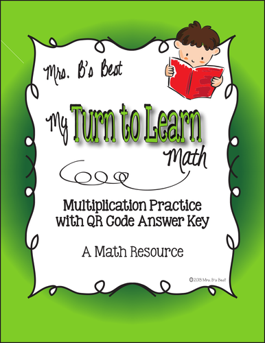 My Turn to Learn Task Cards: Multiple Digit Multiplication with QR Codes