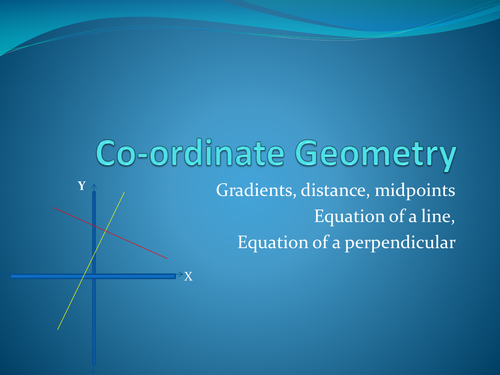 Coordinate Geometry