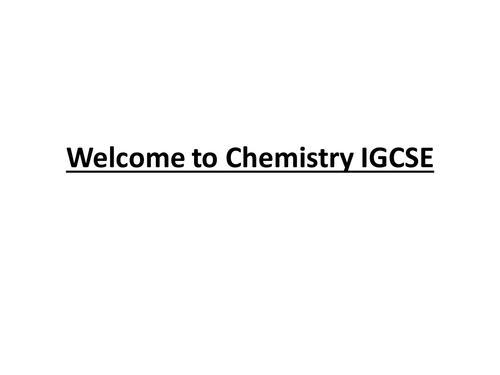 IGCSE Section 1. States of Matter. Complete Lesson. 