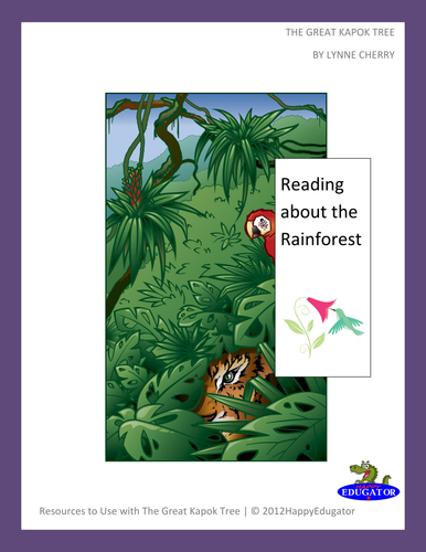 The Great Kapok Tree - illustrations by kpgrant - Teaching Resources - TES
