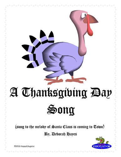 Thanksgiving Day Song