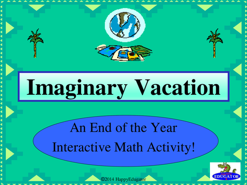 End of the Year Math Activity PowerPoint