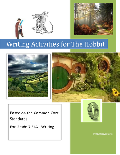 The Hobbit Writing Activities