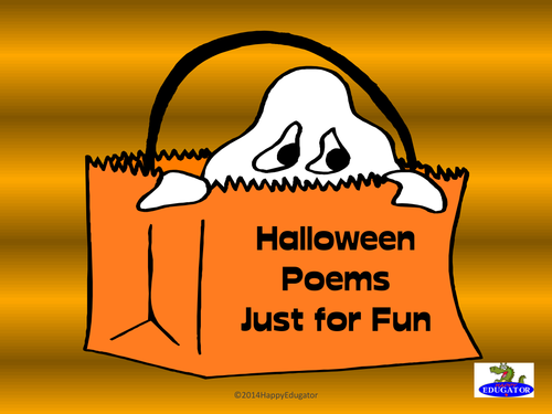 Halloween Poems and Halloween Poetry Writing Activities