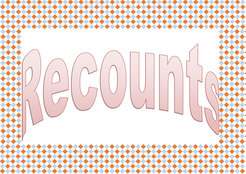 Features of a Recount Display