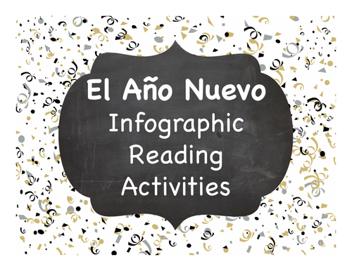 El Año Nuevo Infographic Reading Activities
