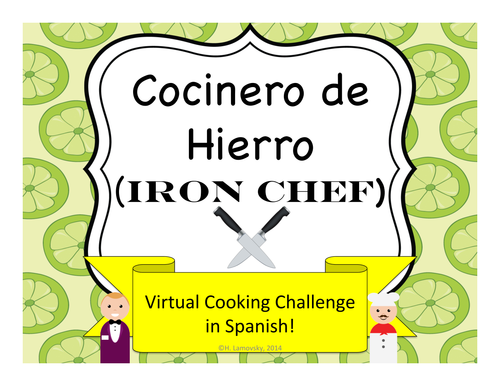 Cocinero de Hierro (Iron Chef) Virtual Food Challenge
