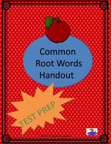 common-root-words-handout-teaching-resources