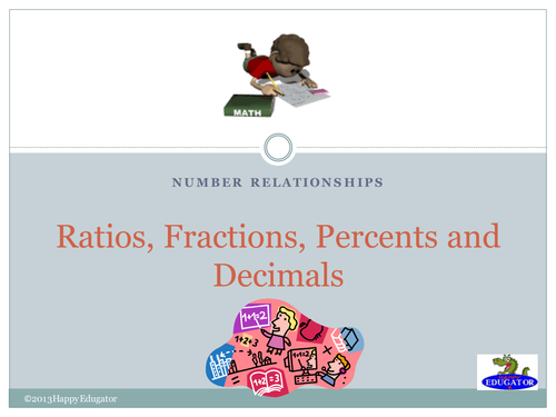 Ratios, Fractions, Percents, and Decimals PowerPoint