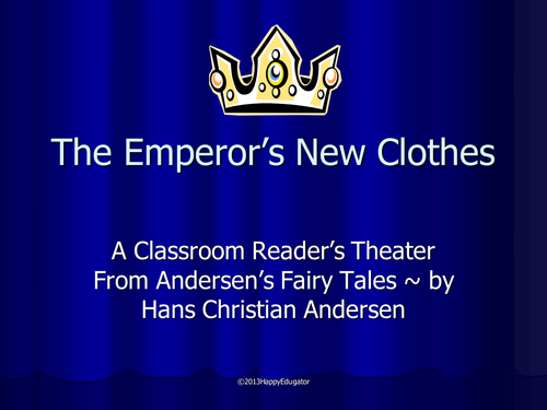 Drama- The Emperor's  New Clothes Readers Theater PowerPoint 