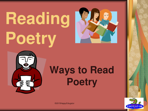 Poetry: Ways to Read Poetry PowerPoint