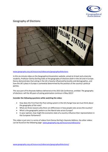 Geography of Elections