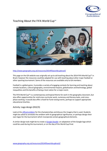 Teaching About the FIFA World Cup™