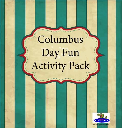 Columbus Day Fun Activity Pack