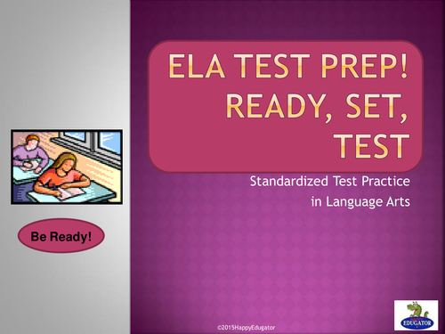 TEST PREP - Language Arts Test Practice Interactive PowerPoint