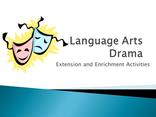 Drama Extension Activities PowerPoint