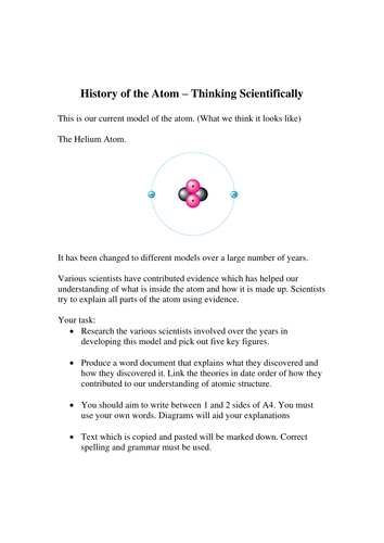 Fundamental Ideas in Chemistry, Support Pack (AQA 1.1.1 to 1.1.3)