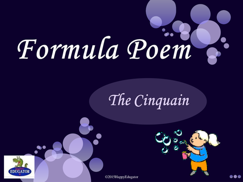 Cinquain Poem Power Point