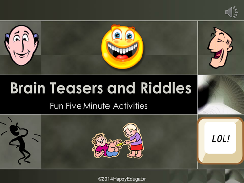 Brain Teasers and Riddles PowerPoint  