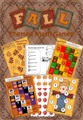Fall/Autumn Number Games