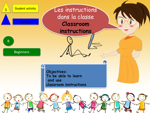 Classroom Instruction in French / Les instructions dans la classe