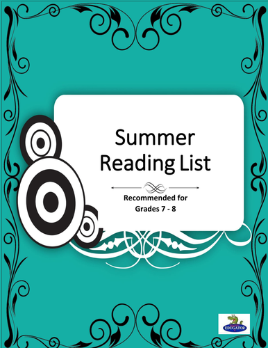 Summer Reading List Grade
