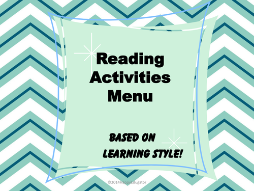 Reading Activitie Men Based on Learning Style Differentiated