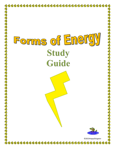 Forms of Energy Study Guide