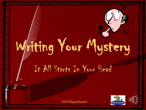 Mystery Writing PowerPoint 