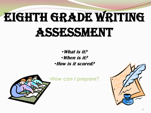 Middle Grades Writing Test Preparation PowerPoint