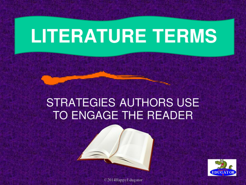Literature Terms Power Point