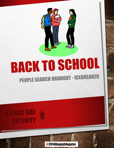 FUN BACK TO SCHOOL ICE BREAKERS FOR STUDENTS AND TEACHERS OF ANY AGE by