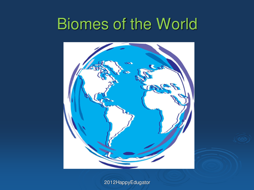 Biomes of the World PowerPoint 