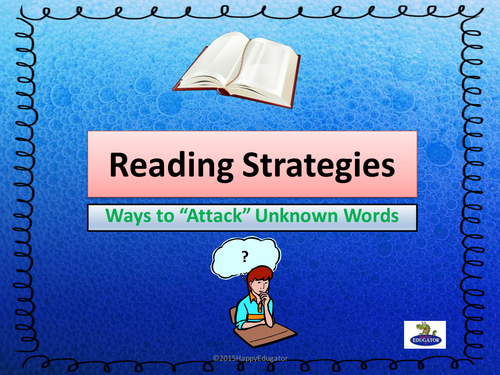 beginning reading strategies powerpoint presentation