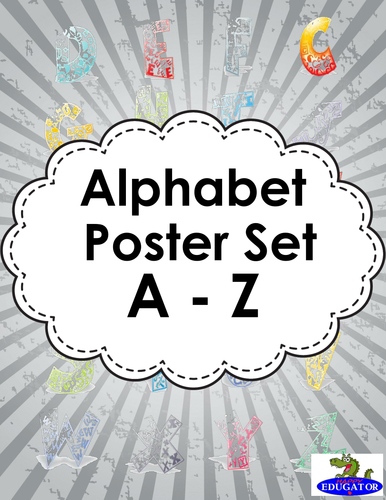 Alphabet Poster Set