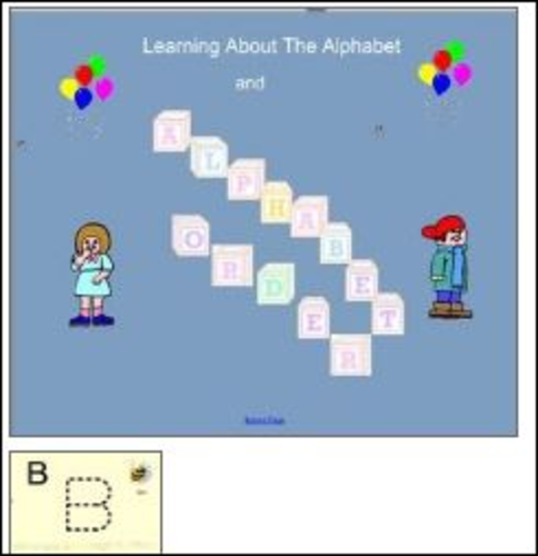 Letter Recognition and Alphabet Order Smartboard Activity