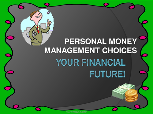 Money Management Choices PowerPoint 