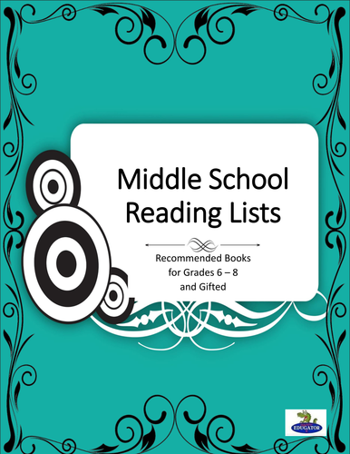 Middle School Reading Lists for Grades and Gifted 