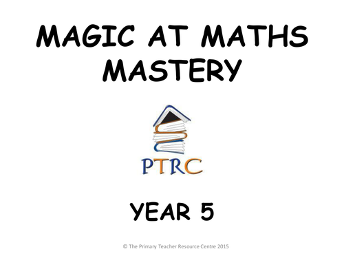 Year 5 Magic at Maths - Mastery Pack