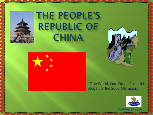 China - All About China PowerPoint Presentation
